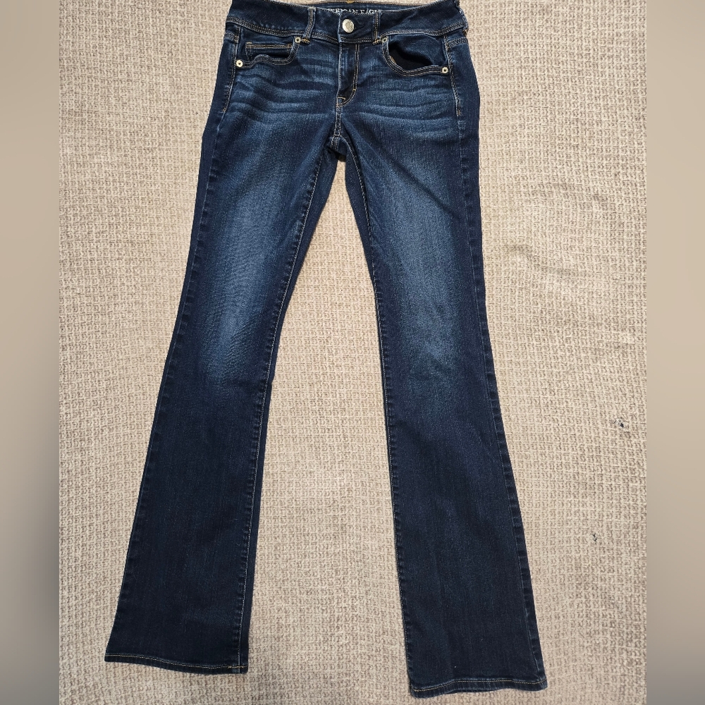 American Eagle Outfitters Dark Blue Boot Cut Jeans